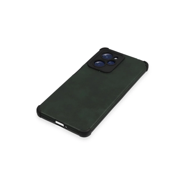 BFS  Xiaomi Redmi Note 12 Pro 5G Kılıf Loop Deri Silikon - Yeşil