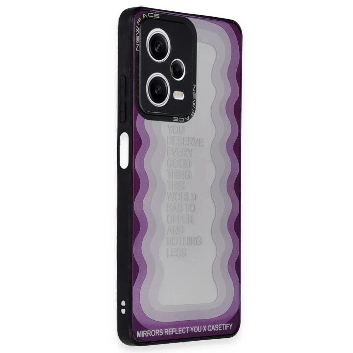 BFS Xiaomi Redmi Note 12 Pro 5G Kılıf Mirror Desenli Kapak - Mirror - 5