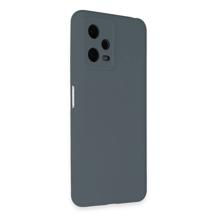 BFS  Xiaomi Redmi Note 12 Pro 5G Kılıf Nano içi Kadife Silikon - Gri