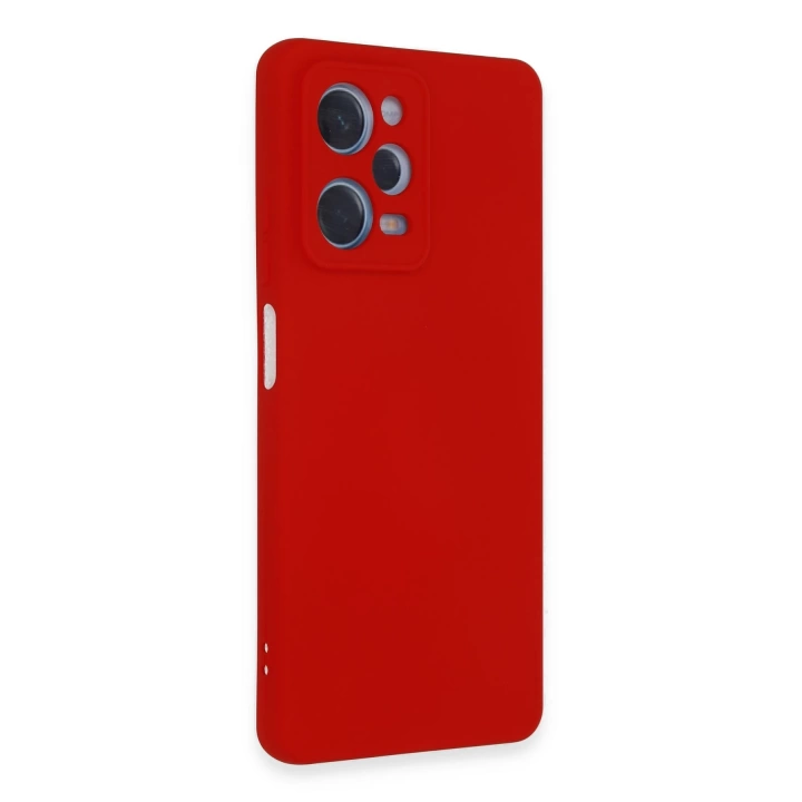BFS  Xiaomi Redmi Note 12 Pro 5G Kılıf Nano içi Kadife Silikon - Kırmızı