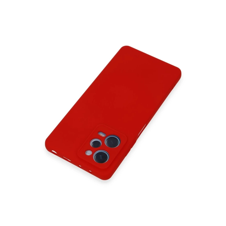 BFS  Xiaomi Redmi Note 12 Pro 5G Kılıf Nano içi Kadife Silikon - Kırmızı