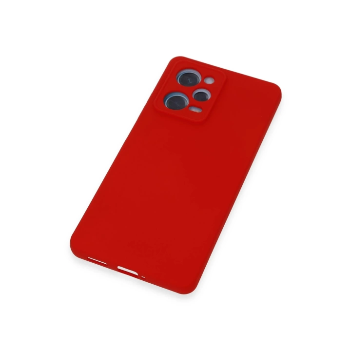 BFS  Xiaomi Redmi Note 12 Pro 5G Kılıf Nano içi Kadife Silikon - Kırmızı