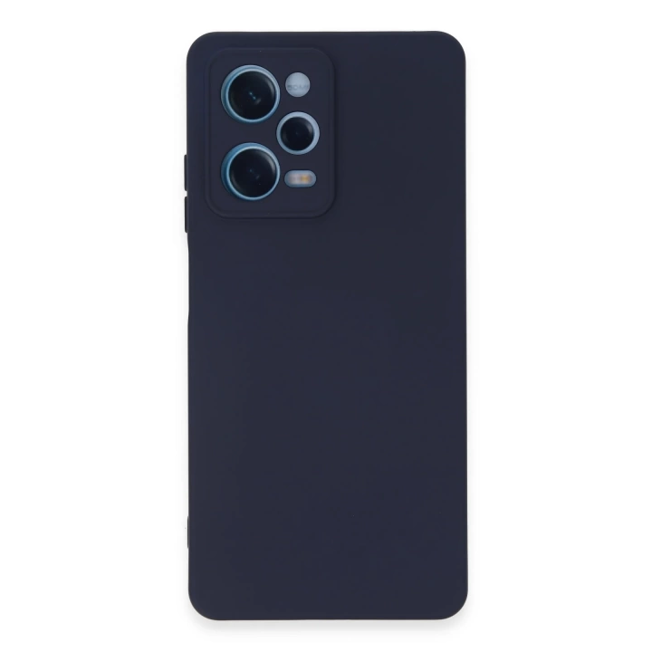 BFS  Xiaomi Redmi Note 12 Pro 5G Kılıf Nano içi Kadife Silikon - Lacivert