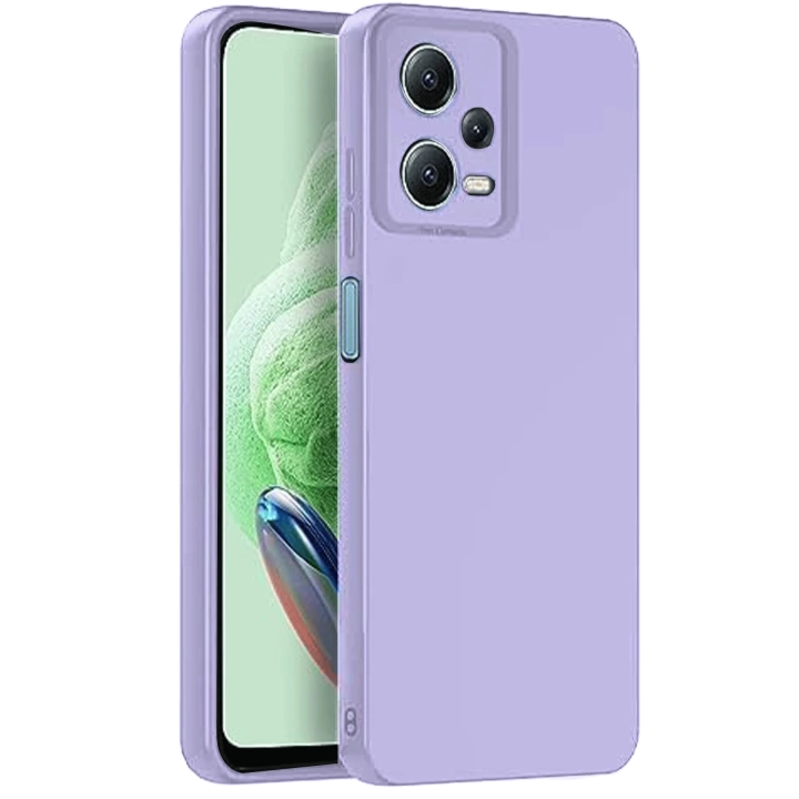 BFS  Xiaomi Redmi Note 12 Pro 5G Kılıf Nano içi Kadife Silikon - Lila