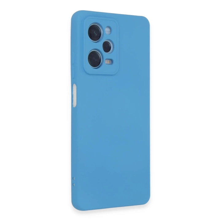 BFS  Xiaomi Redmi Note 12 Pro 5G Kılıf Nano içi Kadife Silikon - Mavi