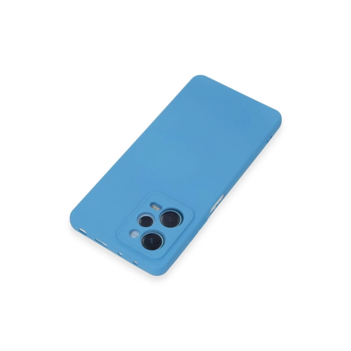 BFS  Xiaomi Redmi Note 12 Pro 5G Kılıf Nano içi Kadife Silikon - Mavi