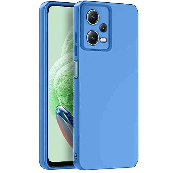 BFS  Xiaomi Redmi Note 12 Pro 5G Kılıf Nano içi Kadife Silikon - Mavi