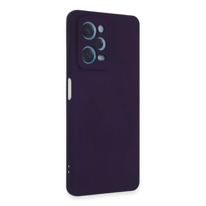 BFS  Xiaomi Redmi Note 12 Pro 5G Kılıf Nano içi Kadife Silikon - Mor