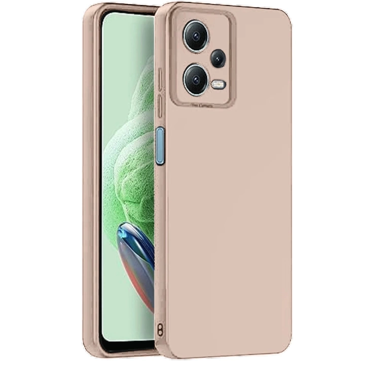BFS  Xiaomi Redmi Note 12 Pro 5G Kılıf Nano içi Kadife Silikon - Pudra
