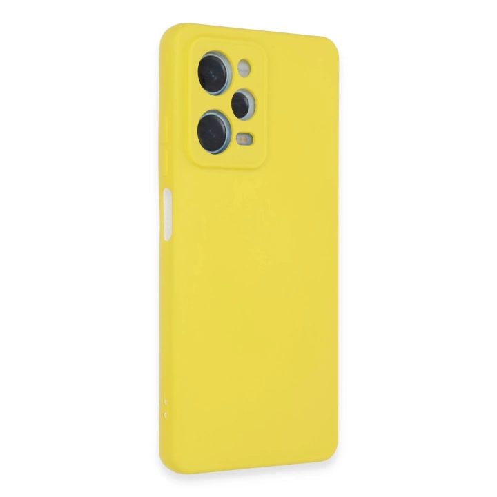 BFS  Xiaomi Redmi Note 12 Pro 5G Kılıf Nano içi Kadife Silikon - Sarı