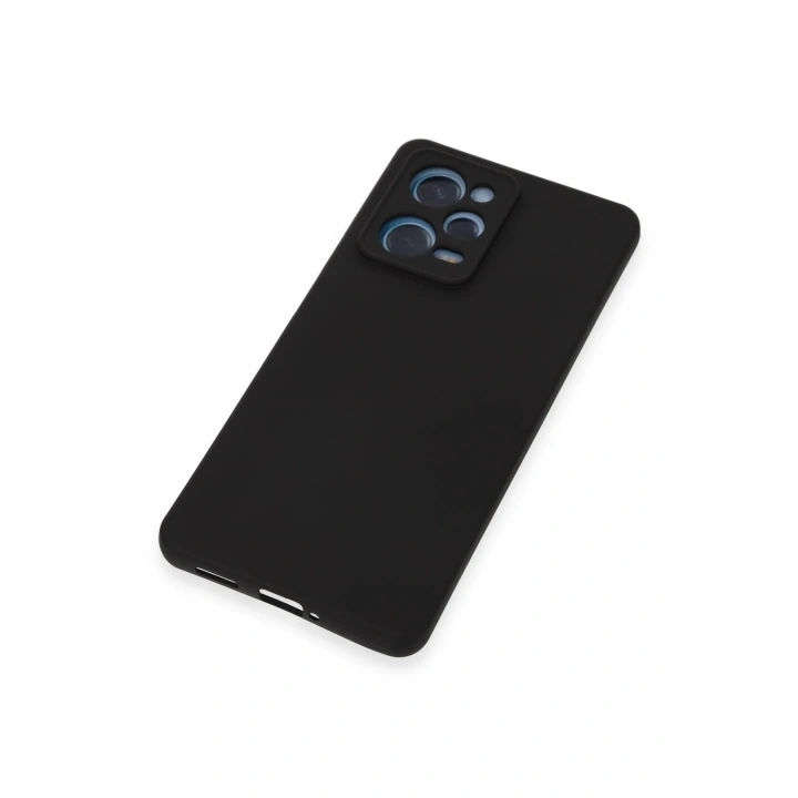 BFS  Xiaomi Redmi Note 12 Pro 5G Kılıf Nano içi Kadife Silikon - Siyah