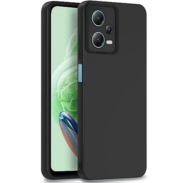 BFS  Xiaomi Redmi Note 12 Pro 5G Kılıf Nano içi Kadife Silikon - Siyah