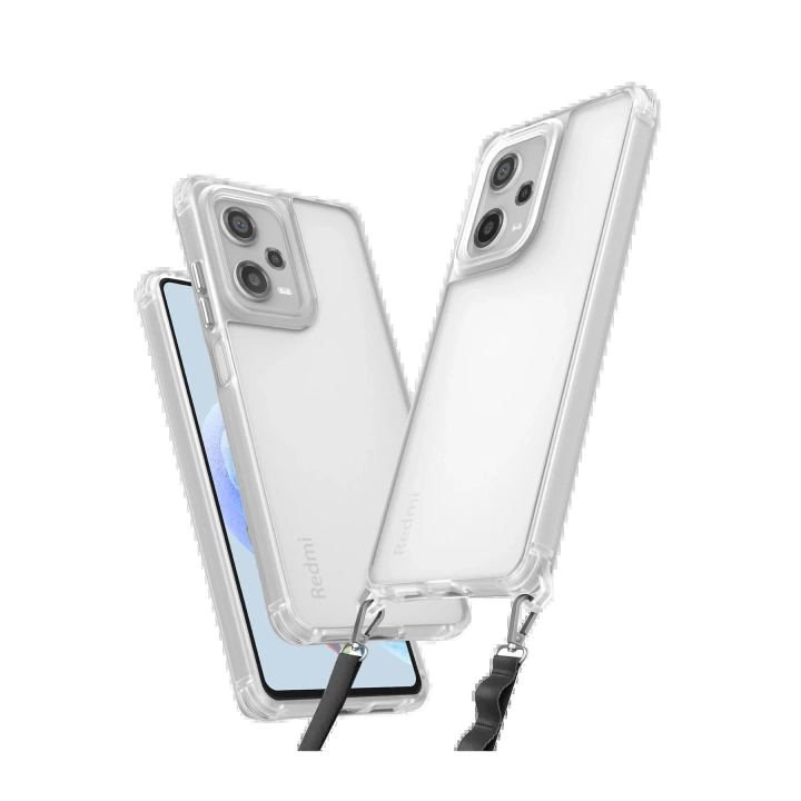 BFS  Xiaomi Redmi Note 12 Pro 5G Kılıf Penta Silikon Kılıf - Şeffaf
