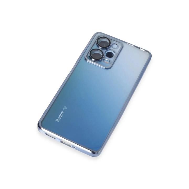 BFS  Xiaomi Redmi Note 12 Pro 5G Kılıf Razer Lensli Silikon - Açık Mavi