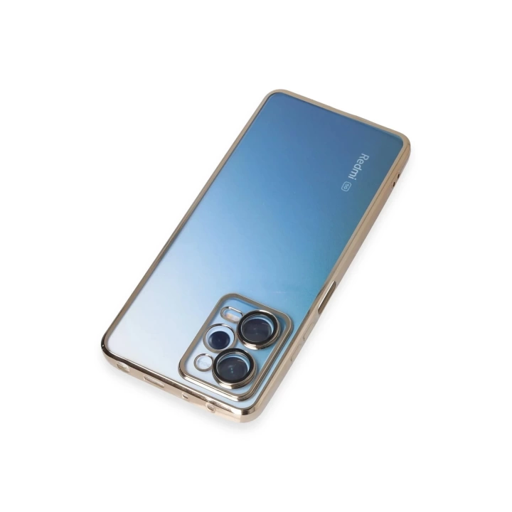 BFS  Xiaomi Redmi Note 12 Pro 5G Kılıf Razer Lensli Silikon - Gold