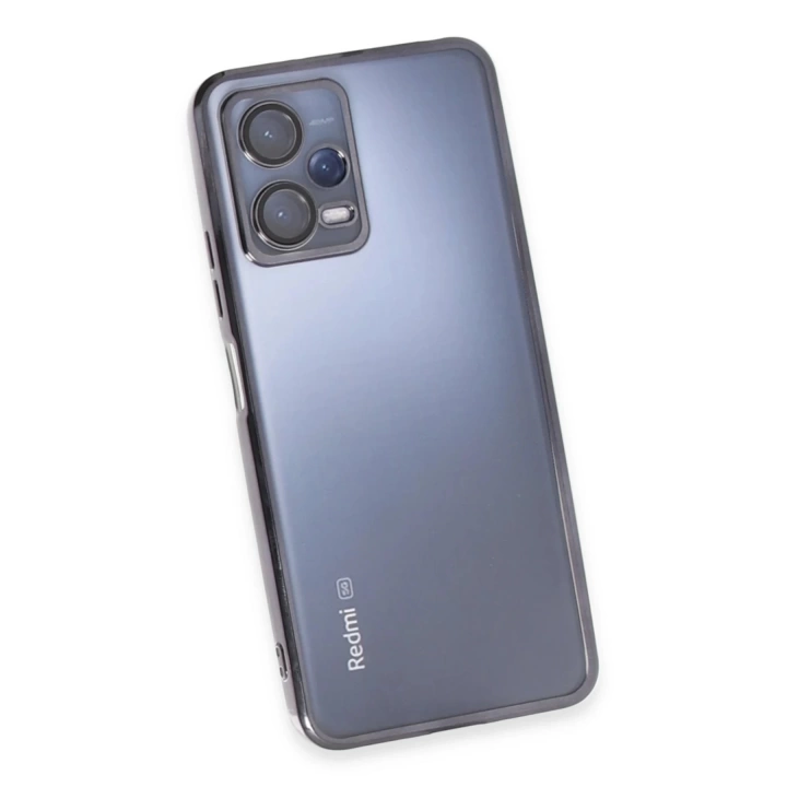 BFS  Xiaomi Redmi Note 12 Pro 5G Kılıf Razer Lensli Silikon - Siyah