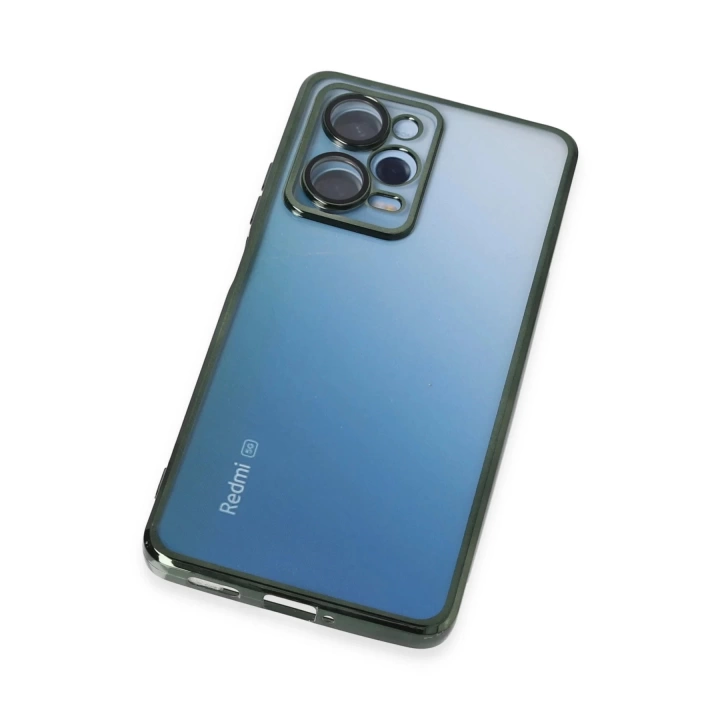 BFS  Xiaomi Redmi Note 12 Pro 5G Kılıf Razer Lensli Silikon - Yeşil