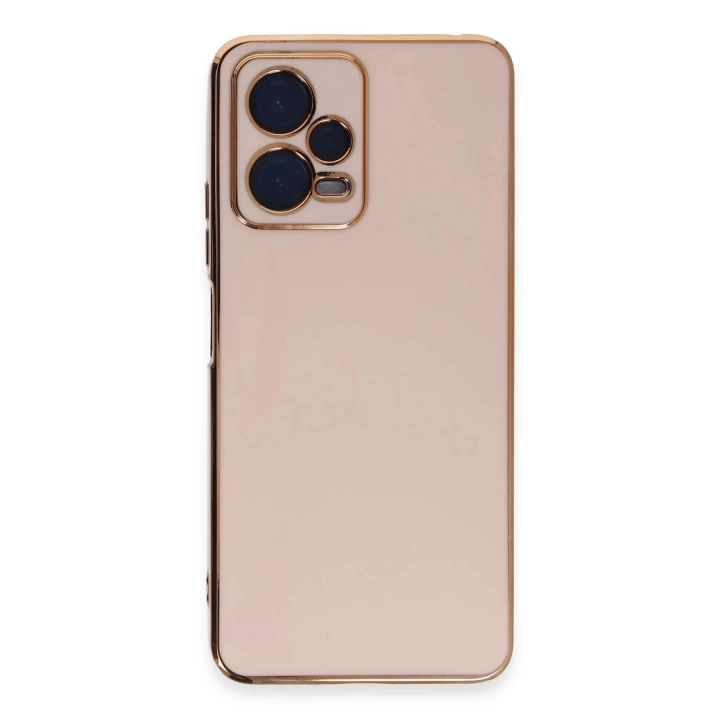 BFS  Xiaomi Redmi Note 12 Pro 5G Kılıf Volet Silikon - Pembe