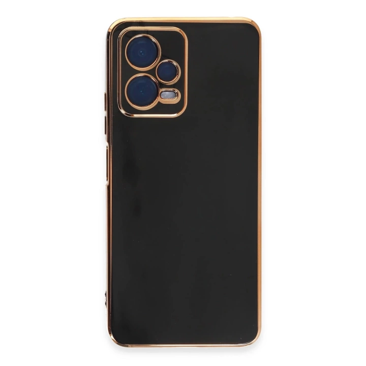 BFS  Xiaomi Redmi Note 12 Pro 5G Kılıf Volet Silikon - Siyah