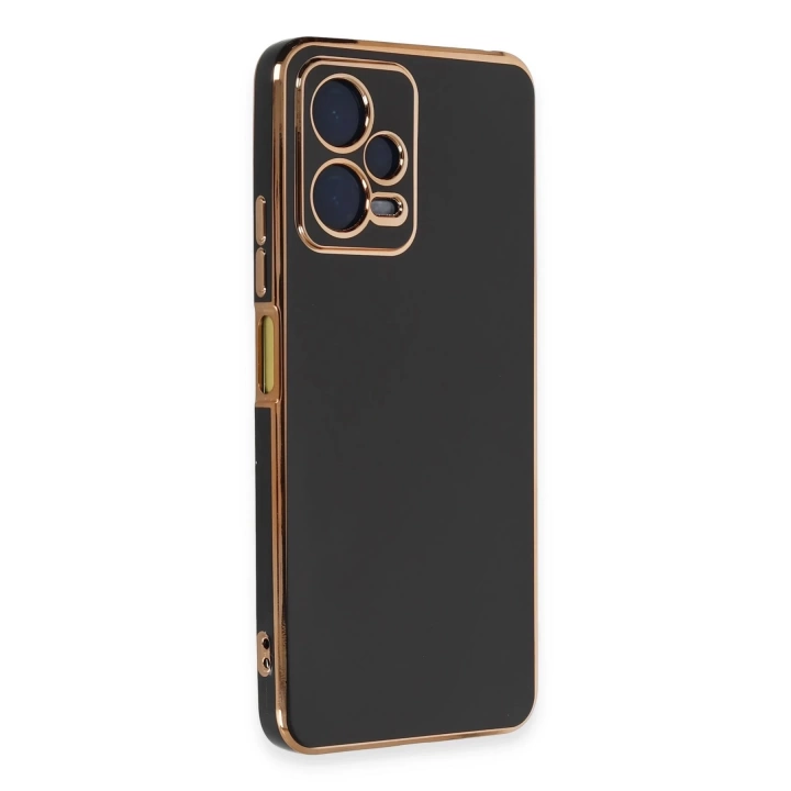 BFS  Xiaomi Redmi Note 12 Pro 5G Kılıf Volet Silikon - Siyah