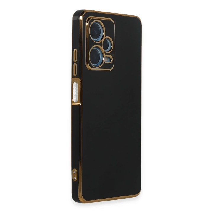 BFS  Xiaomi Redmi Note 12 Pro Plus Kılıf Volet Silikon - Siyah