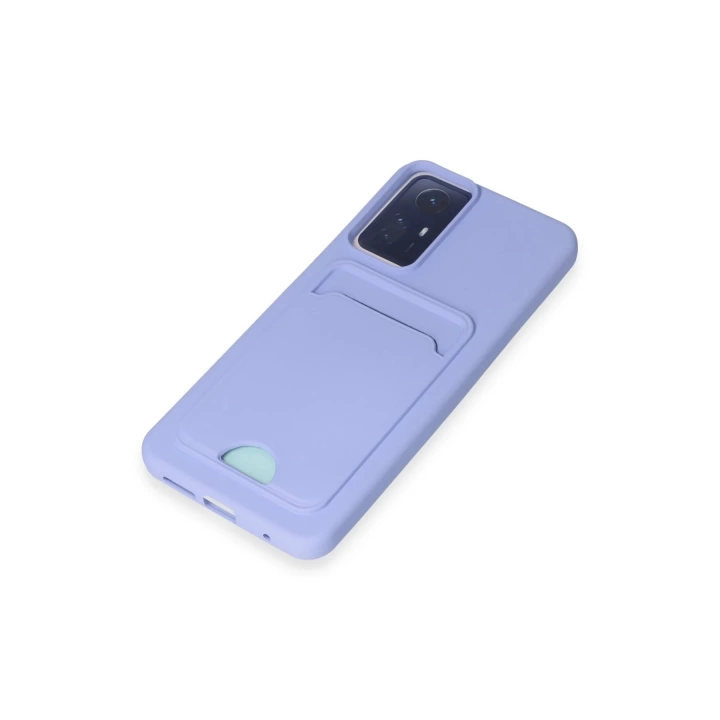 BFS Xiaomi Redmi Note 12S Kılıf Kelvin Kartvizitli Silikon - Lila