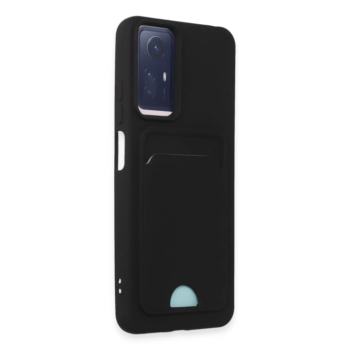 BFS Xiaomi Redmi Note 12S Kılıf Kelvin Kartvizitli Silikon - Siyah