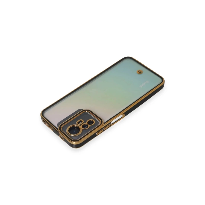BFS  Xiaomi Redmi Note 12S Kılıf Liva Lens Silikon - Siyah
