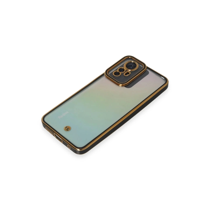 BFS  Xiaomi Redmi Note 12S Kılıf Liva Lens Silikon - Siyah