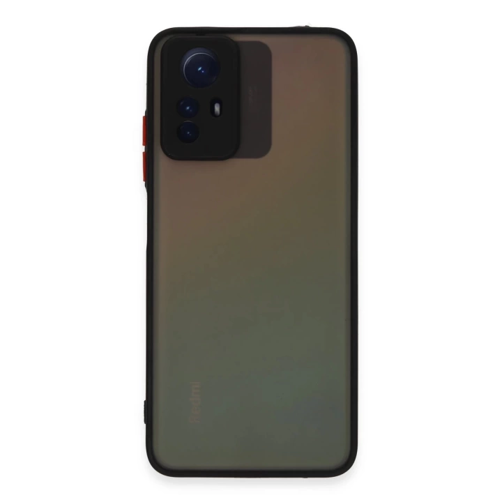 BFS  Xiaomi Redmi Note 12S Kılıf Montreal Silikon Kapak - Siyah