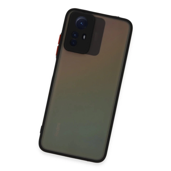 BFS  Xiaomi Redmi Note 12S Kılıf Montreal Silikon Kapak - Siyah