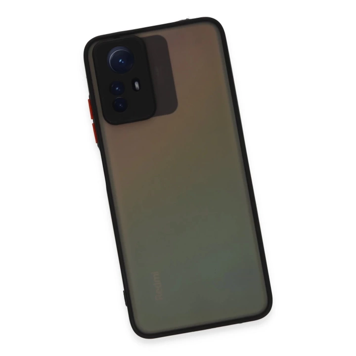 BFS  Xiaomi Redmi Note 12S Kılıf Montreal Silikon Kapak - Siyah