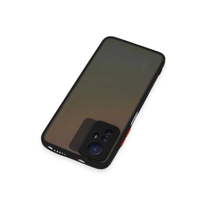 BFS  Xiaomi Redmi Note 12S Kılıf Montreal Silikon Kapak - Siyah