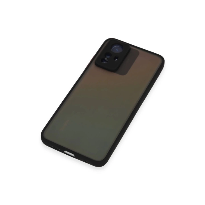 BFS  Xiaomi Redmi Note 12S Kılıf Montreal Silikon Kapak - Siyah