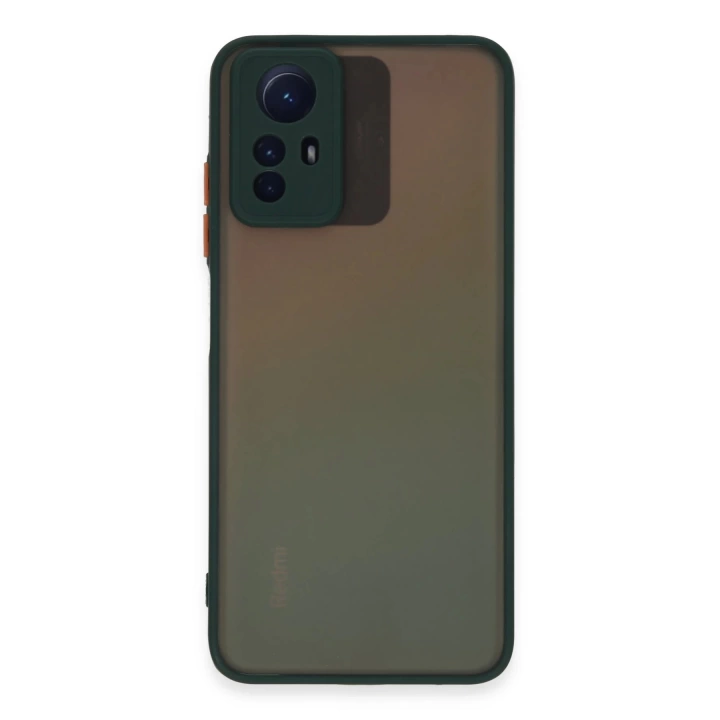 BFS  Xiaomi Redmi Note 12S Kılıf Montreal Silikon Kapak - Yeşil