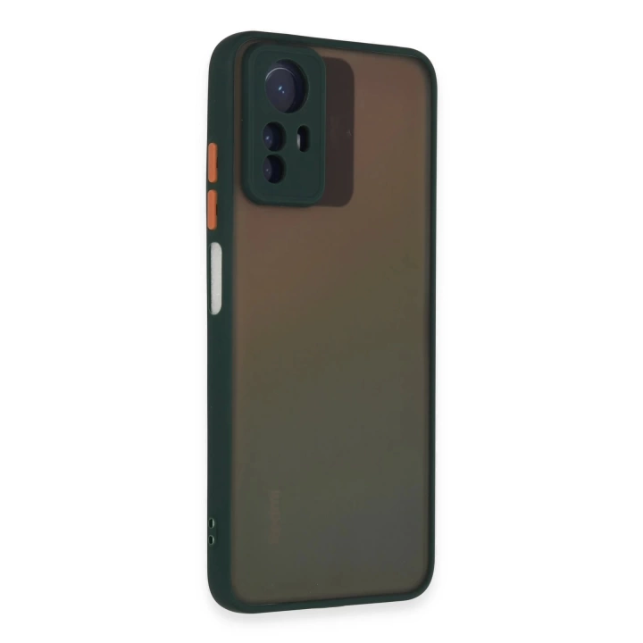 BFS  Xiaomi Redmi Note 12S Kılıf Montreal Silikon Kapak - Yeşil