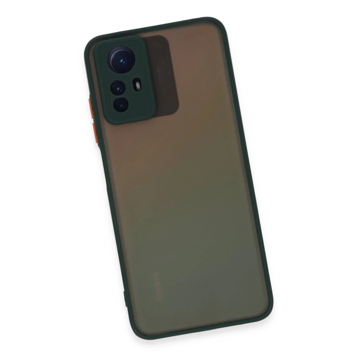 BFS  Xiaomi Redmi Note 12S Kılıf Montreal Silikon Kapak - Yeşil