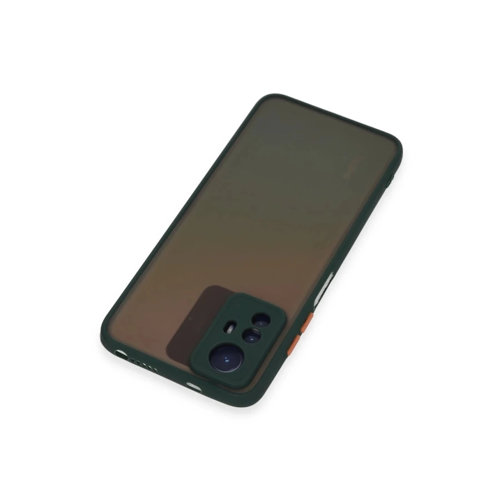 BFS  Xiaomi Redmi Note 12S Kılıf Montreal Silikon Kapak - Yeşil
