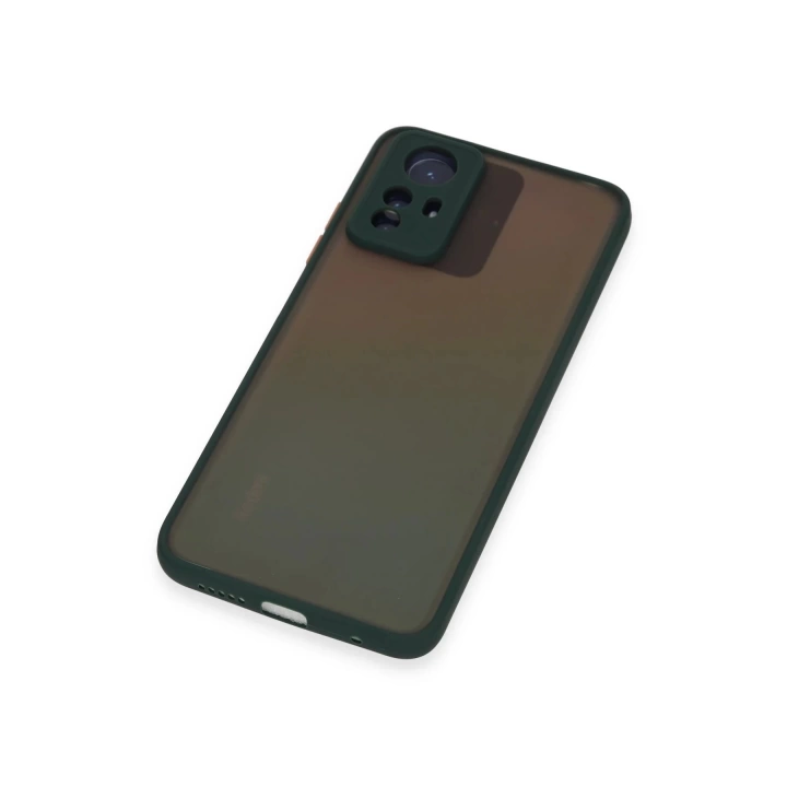 BFS  Xiaomi Redmi Note 12S Kılıf Montreal Silikon Kapak - Yeşil