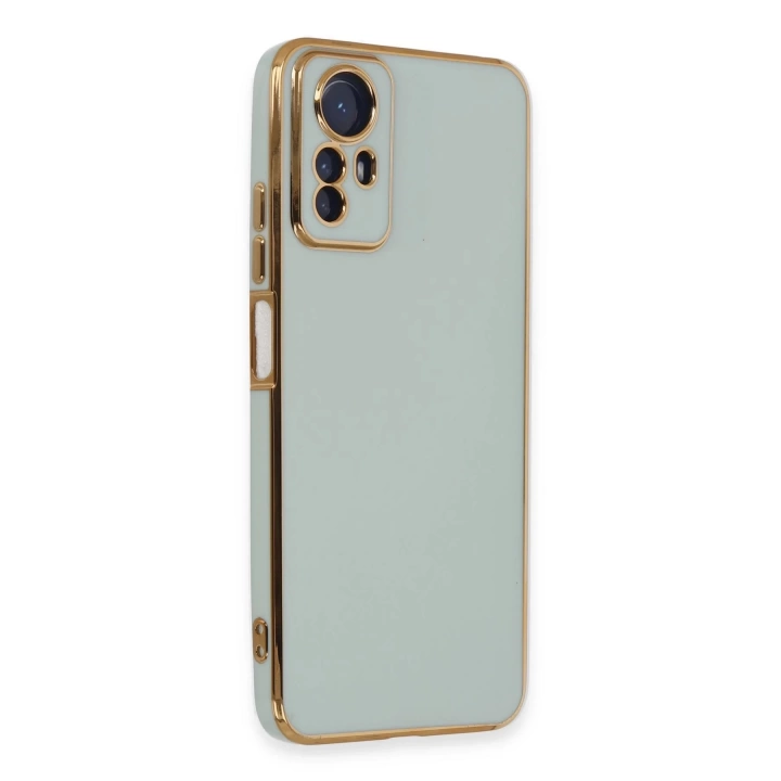 BFS  Xiaomi Redmi Note 12S Kılıf Volet Silikon - Açık Yeşil