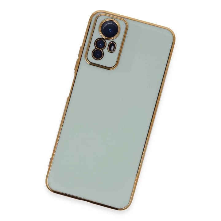 BFS  Xiaomi Redmi Note 12S Kılıf Volet Silikon - Açık Yeşil