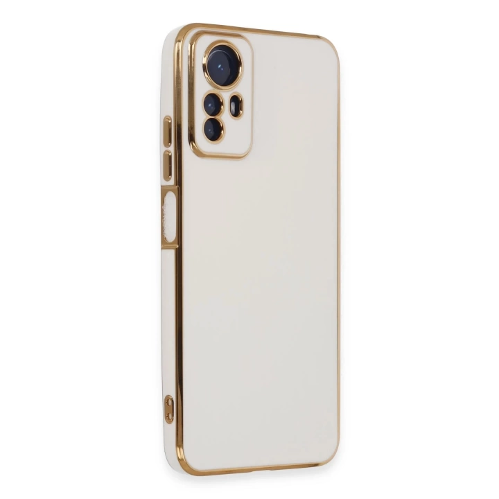 BFS  Xiaomi Redmi Note 12S Kılıf Volet Silikon - Beyaz