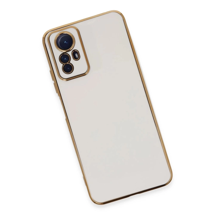 BFS  Xiaomi Redmi Note 12S Kılıf Volet Silikon - Beyaz