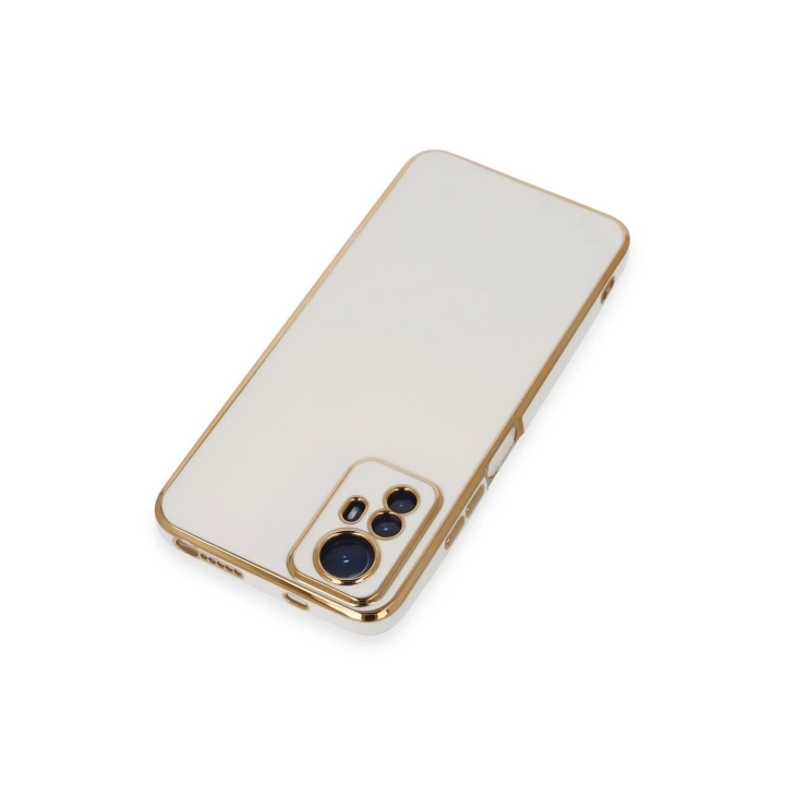 BFS  Xiaomi Redmi Note 12S Kılıf Volet Silikon - Beyaz