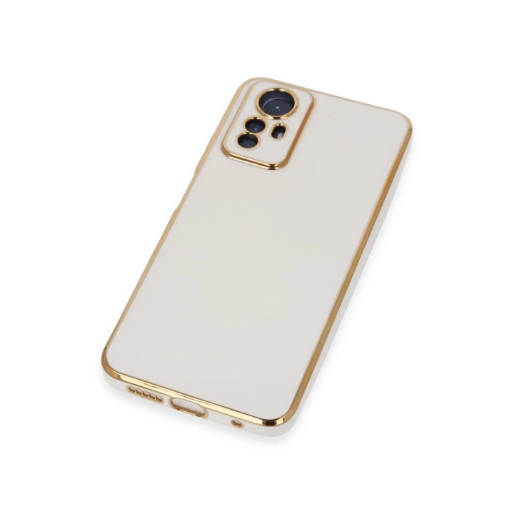 BFS  Xiaomi Redmi Note 12S Kılıf Volet Silikon - Beyaz