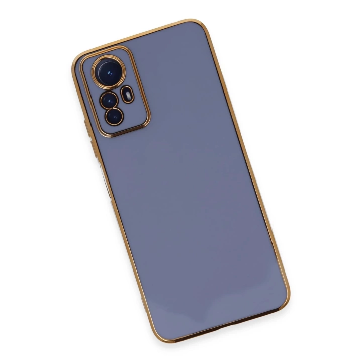 BFS  Xiaomi Redmi Note 12S Kılıf Volet Silikon - Mavi