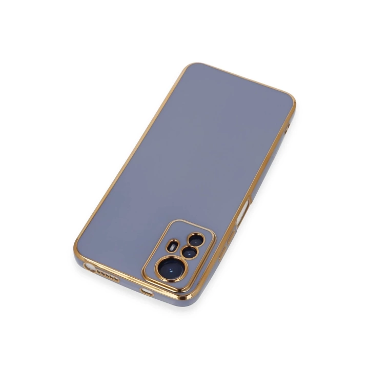 BFS  Xiaomi Redmi Note 12S Kılıf Volet Silikon - Mavi