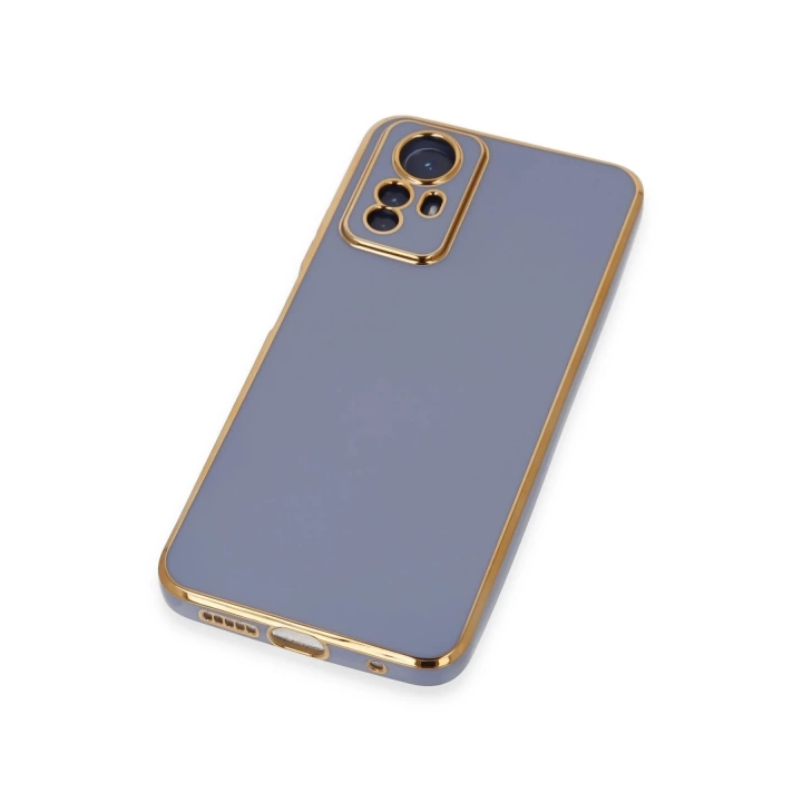BFS  Xiaomi Redmi Note 12S Kılıf Volet Silikon - Mavi