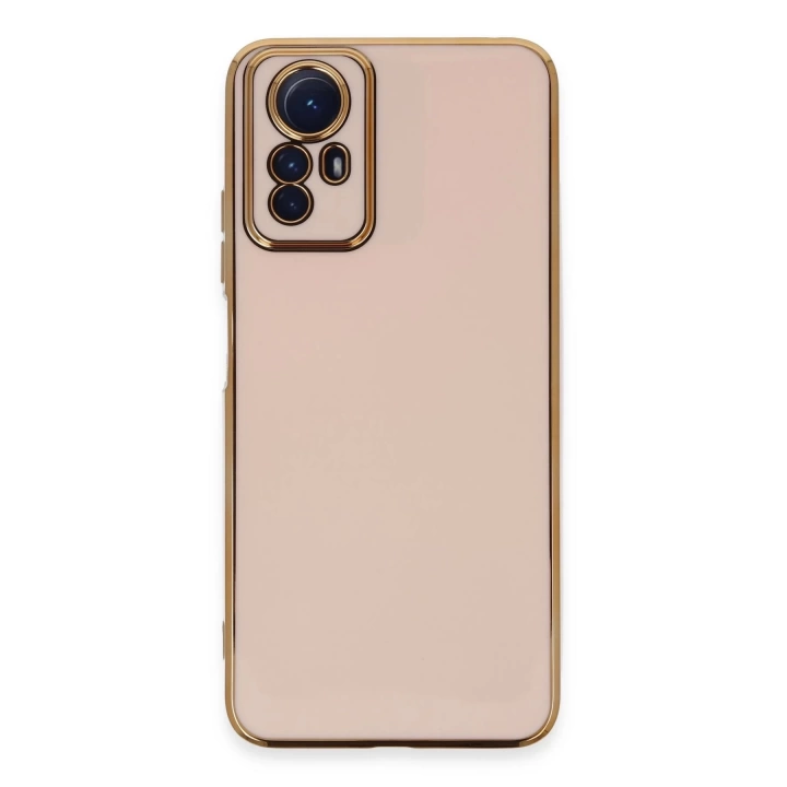 BFS  Xiaomi Redmi Note 12S Kılıf Volet Silikon - Pembe