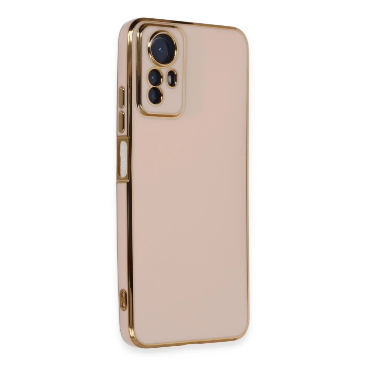 BFS  Xiaomi Redmi Note 12S Kılıf Volet Silikon - Pembe